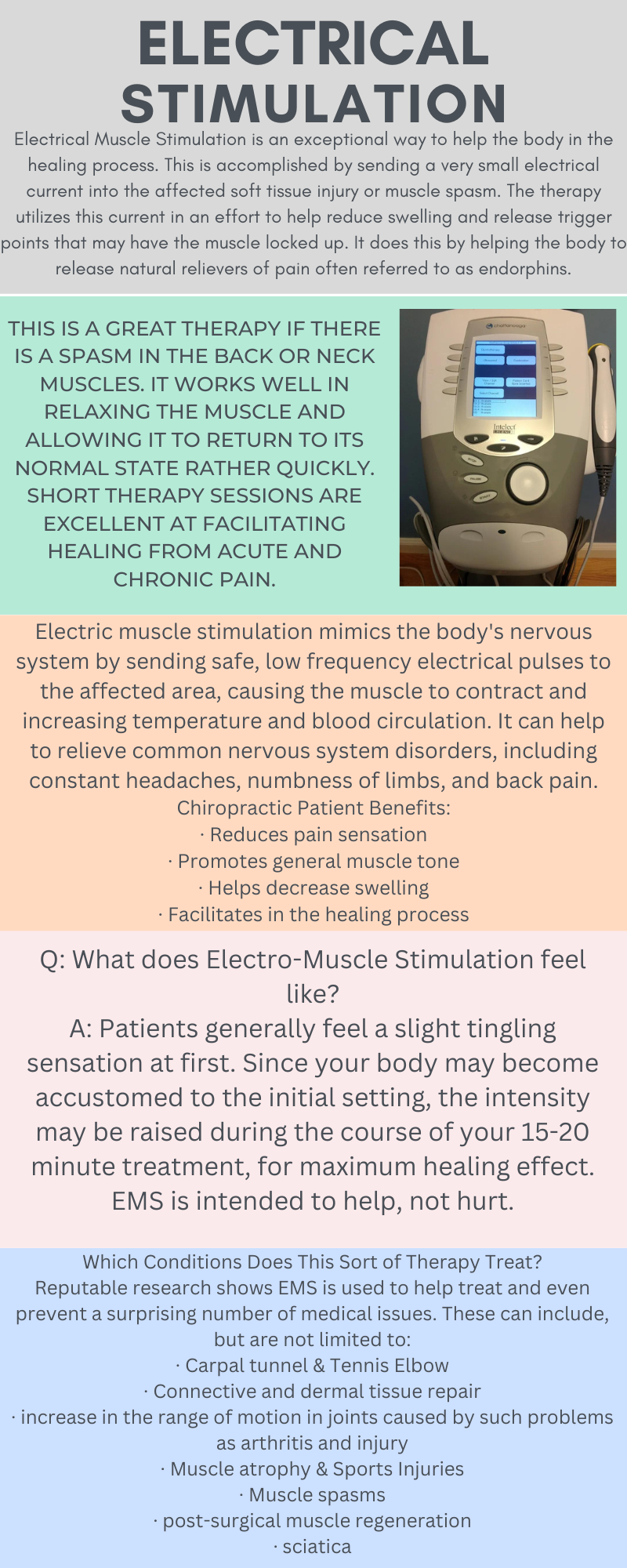 Benefits of Electric Muscle Stimulation
